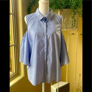 Worthington cold shoulder blouse